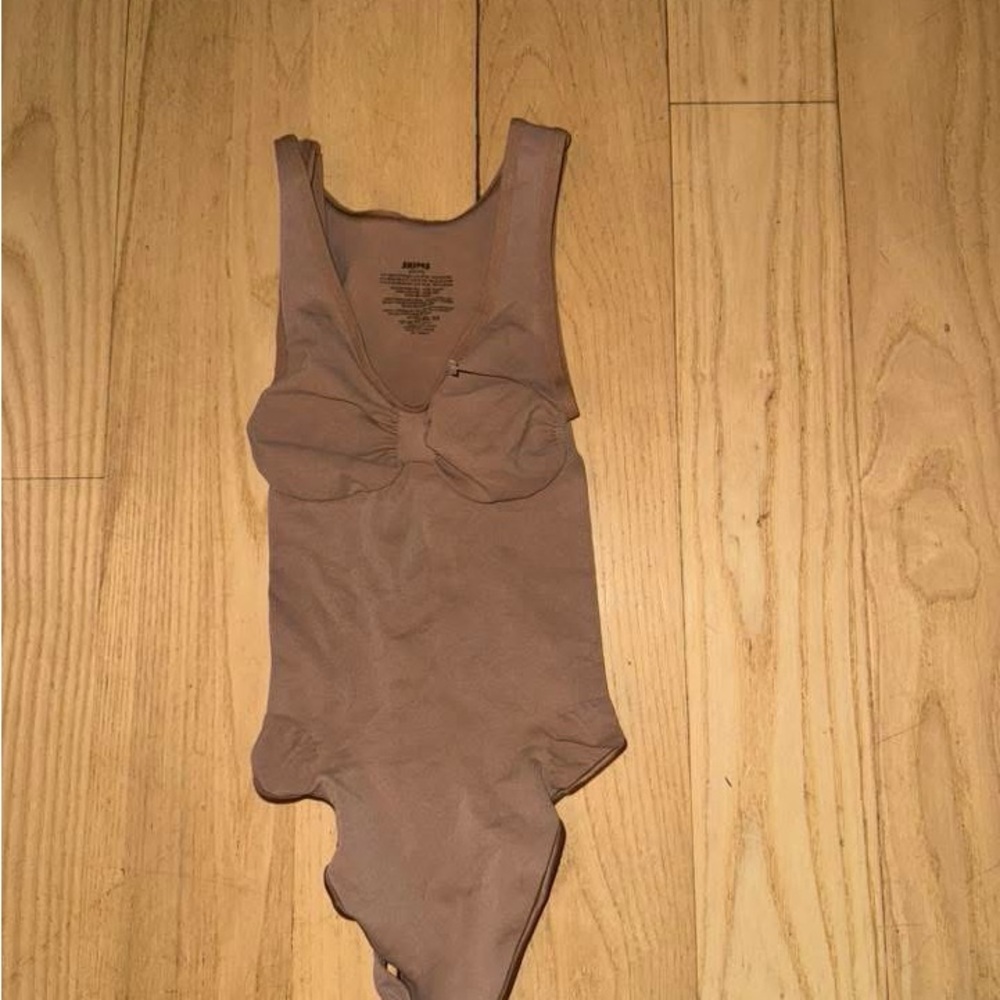 SKIMS Tan Shapewear Bodysuit